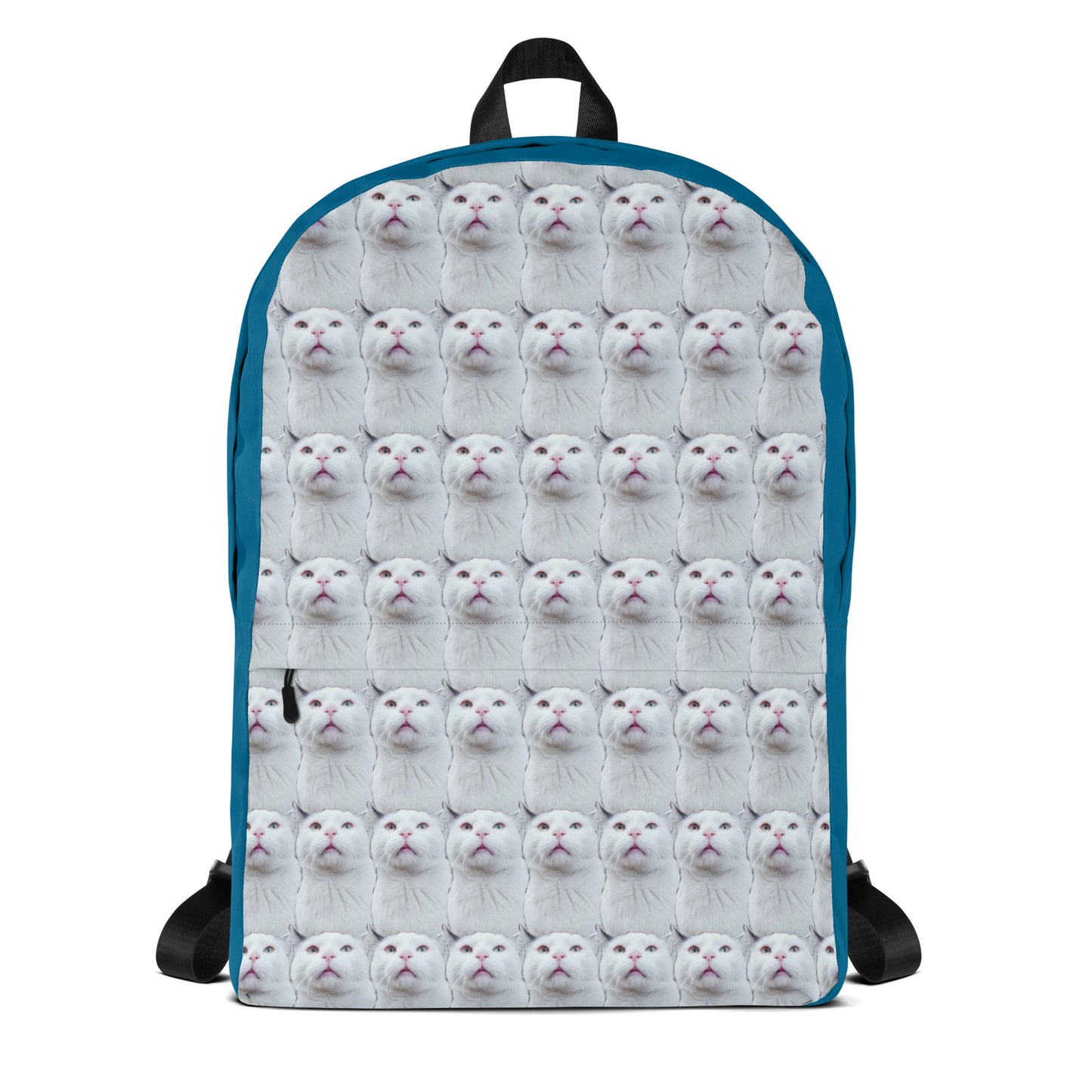 Xander Cat wants a word Backpack Cerulean Back