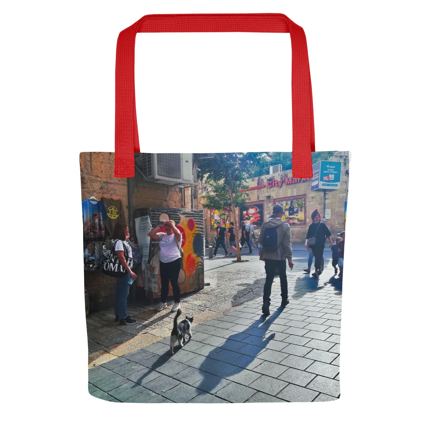 Cat for every corner Tote bag Realism series