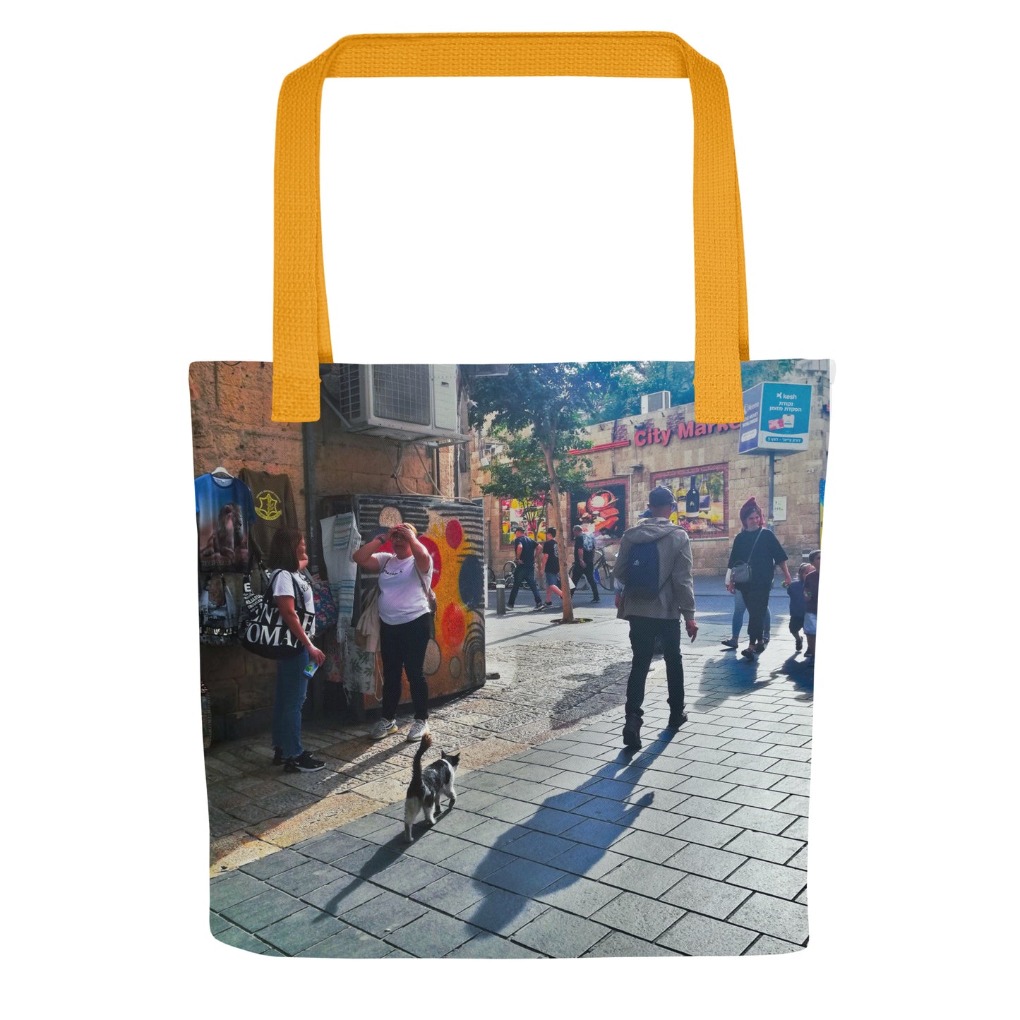 Cat for every corner Tote bag Realism series