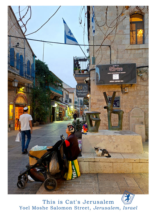This is Cat's Jerusalem Poster